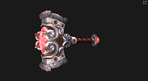Raid 1H Mace (red)