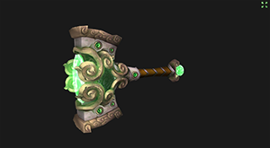 Raid 1H Mace (green)