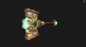 Raid 1H Mace (blue)