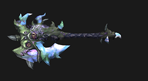 Raid 2H Axe (green)