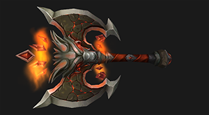 Raid 1H Axe (red)