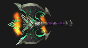 Raid 1H Axe (green)
